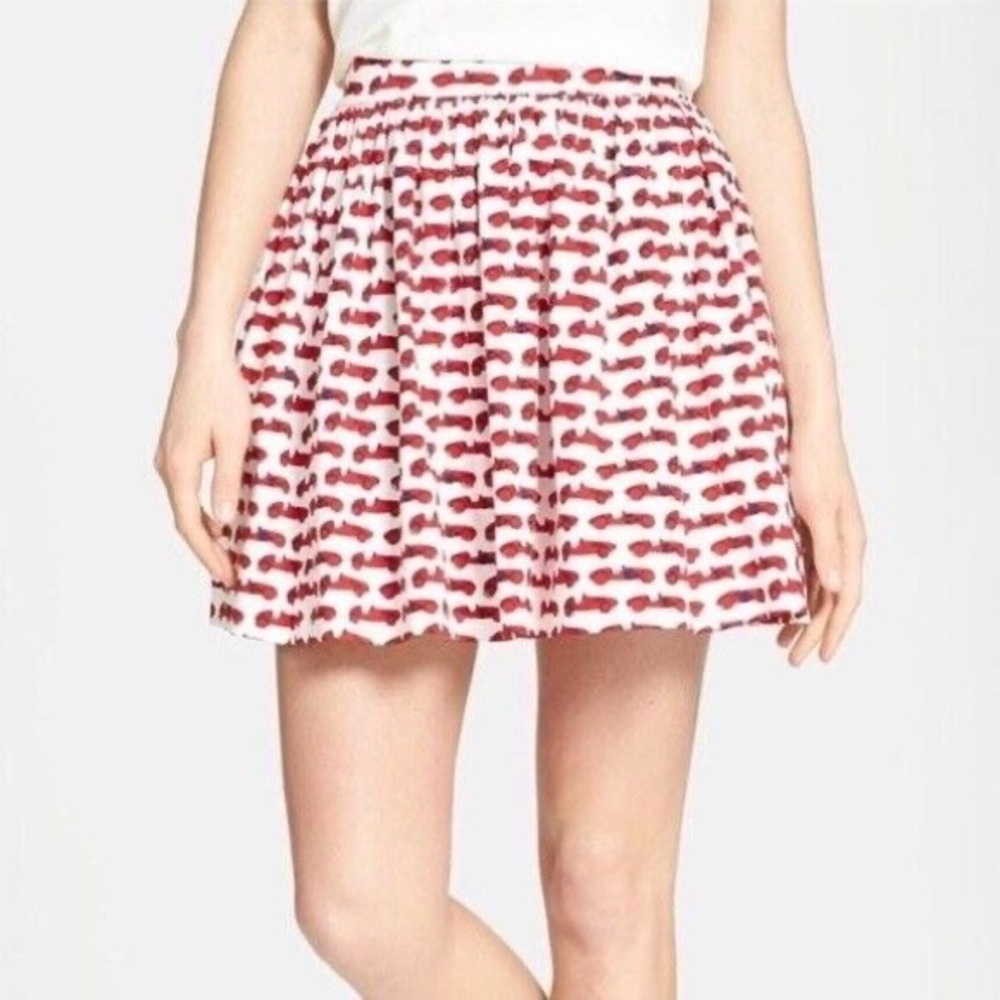 Kate Spade F1 Racecar Skirt